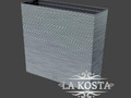 Кашпо - цветник FURU CASE TOWER h 77 с вкладышем серый