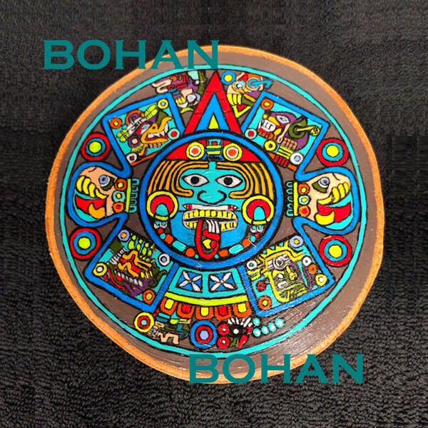 100% уникальные фото Картина шаманки "Календарь Маори" Handmade